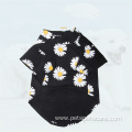 Print Clothes Comfortable Pet Cotton Daisy Shirt